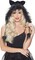 The Costume Center Black and White Kitty Cat Women Adult Halloween Hood Costume Accessory - One Size